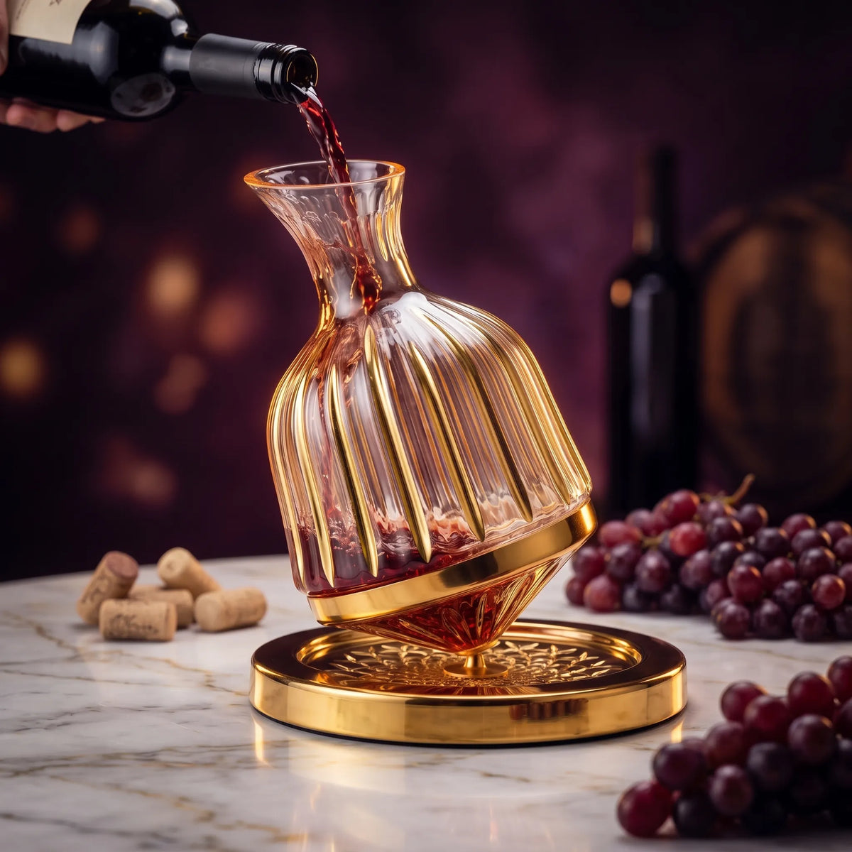 WineSpinner™ Luxury Rotating Decanter